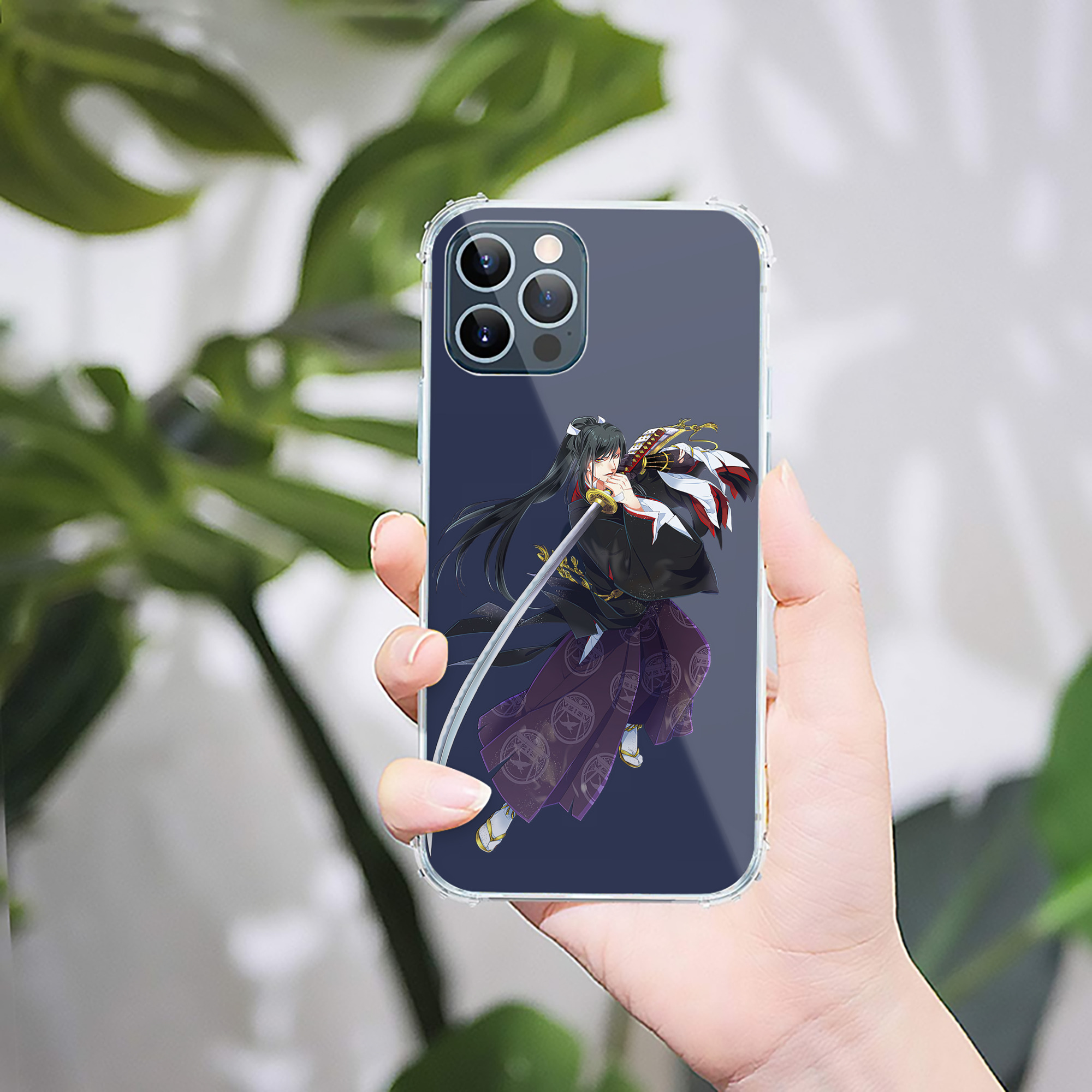 （画像用） 刀剣乱舞 Touken Ranbu 【iPhone 12シリーズ対応】透明スマホケース（クリアソフトケース）